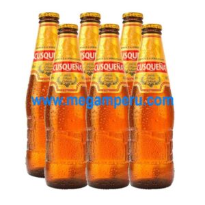 Cerveza Cusqueña rubia 330 ml x 6 botella