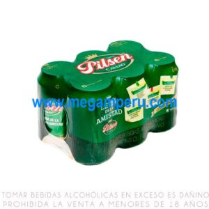 Cerveza Pilsen 355 ml x 6 lata