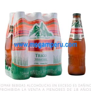 Cerveza Cusqueña trigo 330 ml x 6 botella