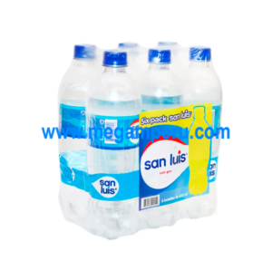 Agua San Luis con gas 625 ml x 6 botella