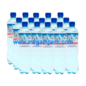 Agua San Mateo con gas 350 ml x 15 botella