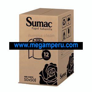 Papel sabanilla Sumac 50 x 50 mts x 12 Rollos