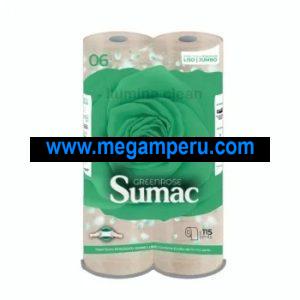 Papel Toalla Sumac Jumbo Ecologico Lios x 6 rollos