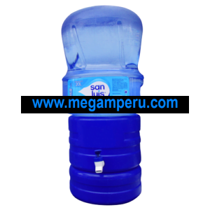Dispensador de agua azul+ Bidón de agua San Luis 20 litros